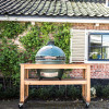 Керамічний гриль Big Green Egg XL у столі з акації фото_5 