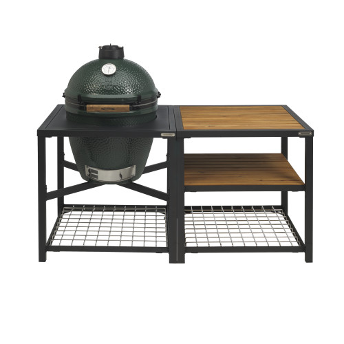 Керамічний гриль Big Green Egg MEDIUM у модульному столі