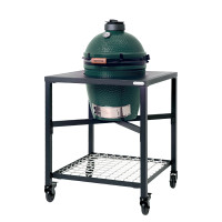 Керамічний вугільний гриль Big Green Egg MEDIUM каркасний стіл