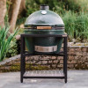 Керамічний вугільний гриль Big Green Egg XLARGE у каркасному столі фото_1 