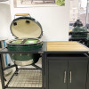 Керамічний вугільний гриль Big Green Egg XLARGE у каркасному столі з тумбою фото_1 
