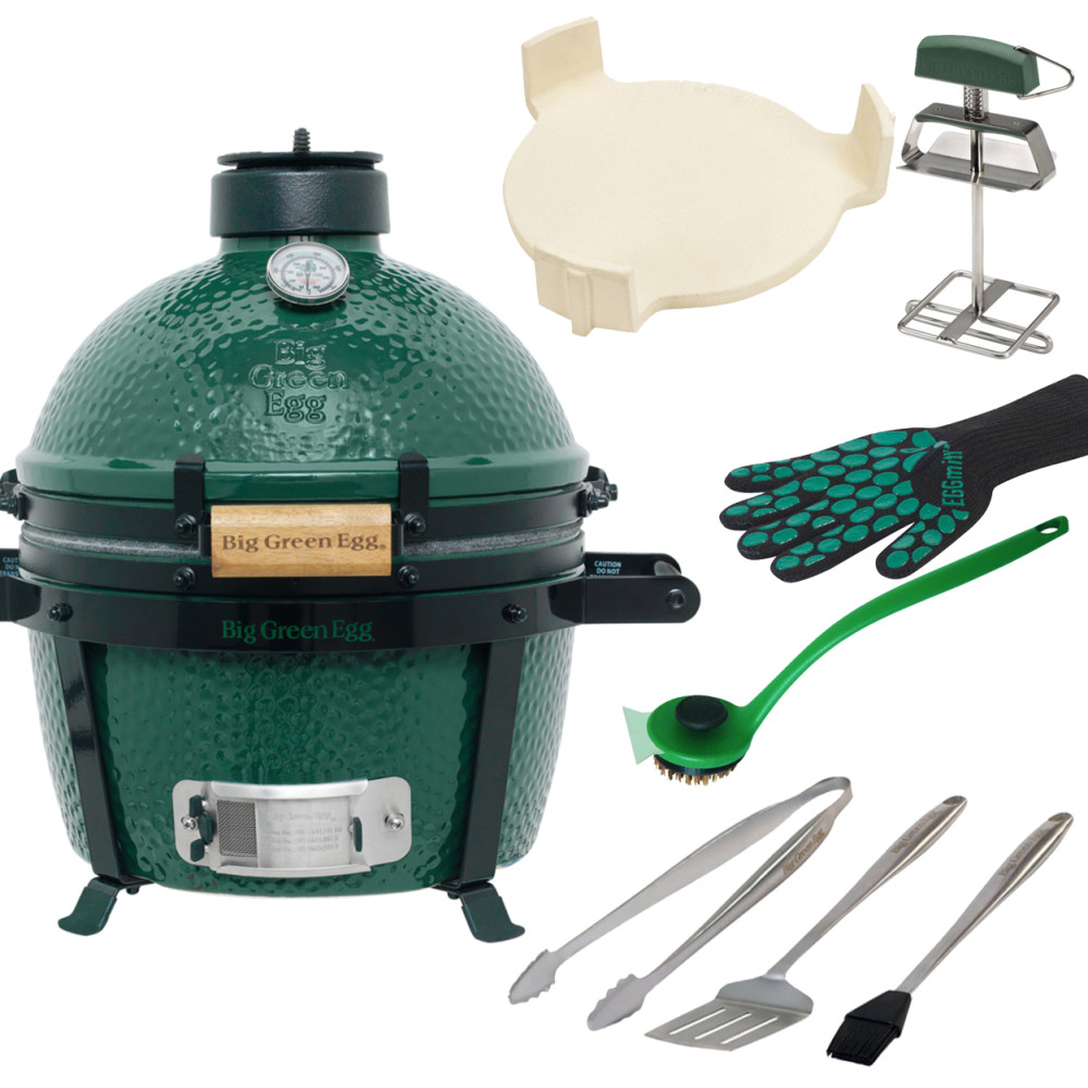 КОМПЛЕКТ Керамічний гриль Big Green Egg MiniMax КОМПЛЕКТ Керамічний гриль Big Green Egg MiniMax