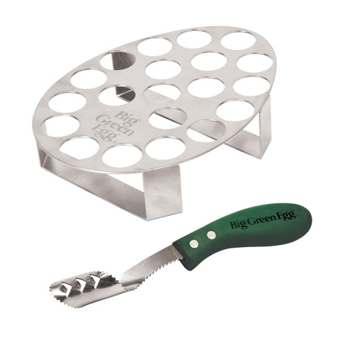 Подставка для 20 фаршированных перчиков с ножом