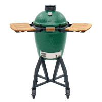 КОМПЛЕКТ Гриль Big Green Egg Medium у гнізді з бічними столиками
