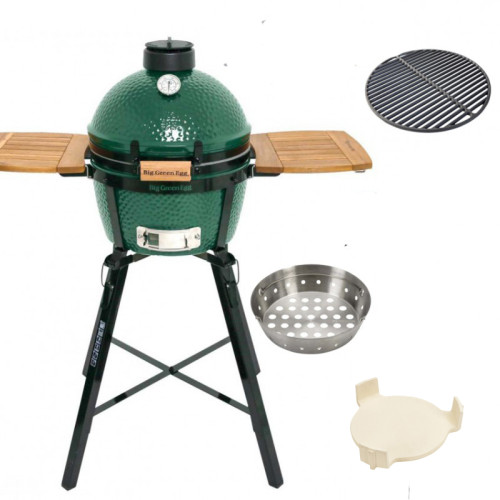 КОМПЛЕКТ Гриль Big Green Egg Mini Max з полицями та ніжками та чохлом